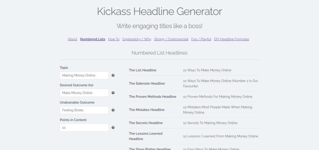 headline generator tools