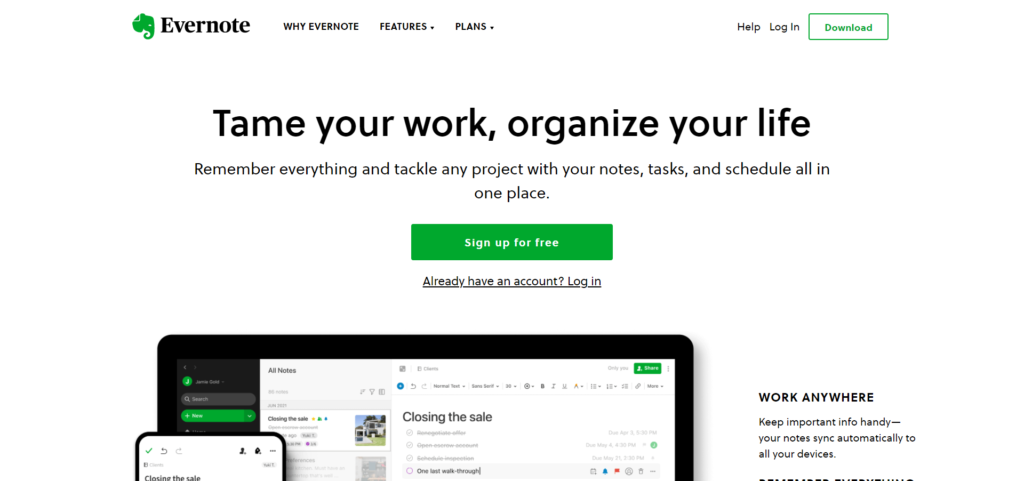 evernote-website