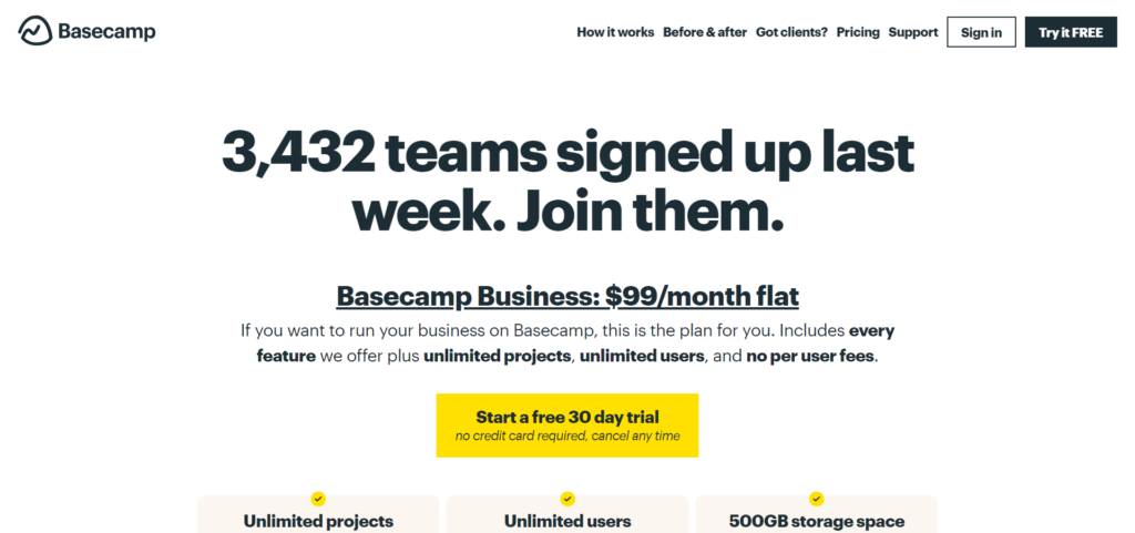 basecamp-free-trials