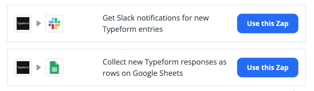 zapier integration with slack and google sheets