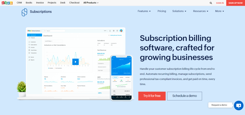 zoho-subscription-software