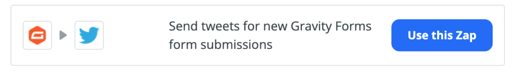 zapier integration with twitter gravity forms on excel