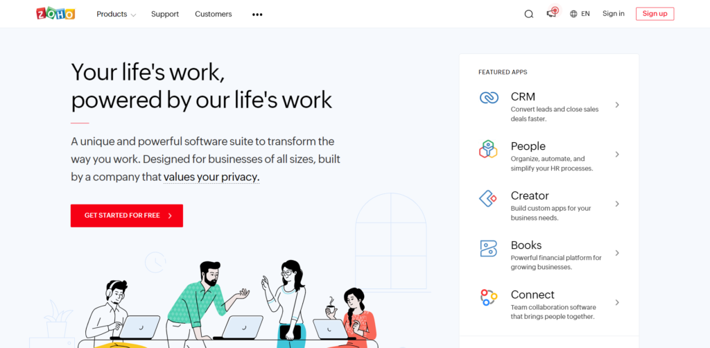 zoho-saas-companies