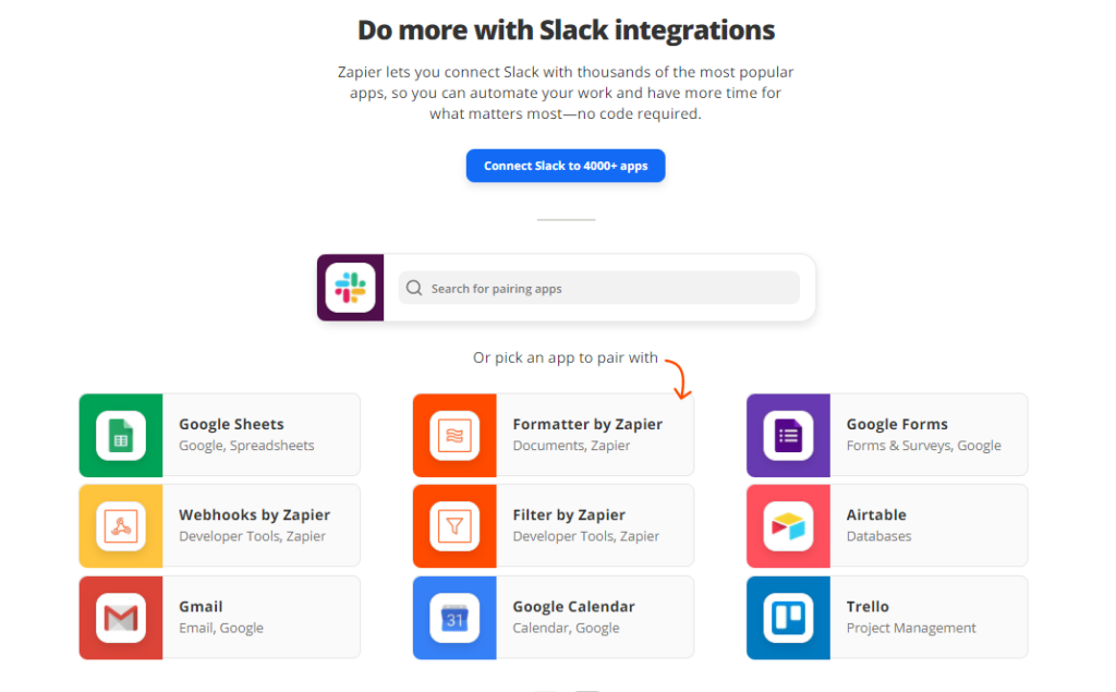 zapier and slack